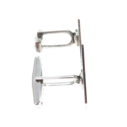 925 Sterling Silver Vintage T2 Modernist Cufflinks