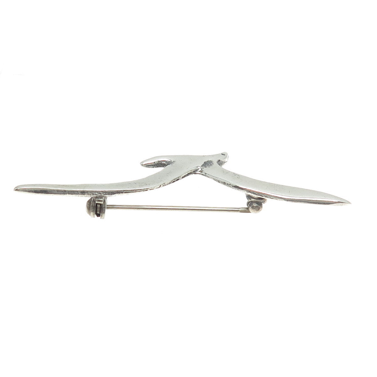 925 Sterling Silver Vintage Gull Bird Pin Brooch