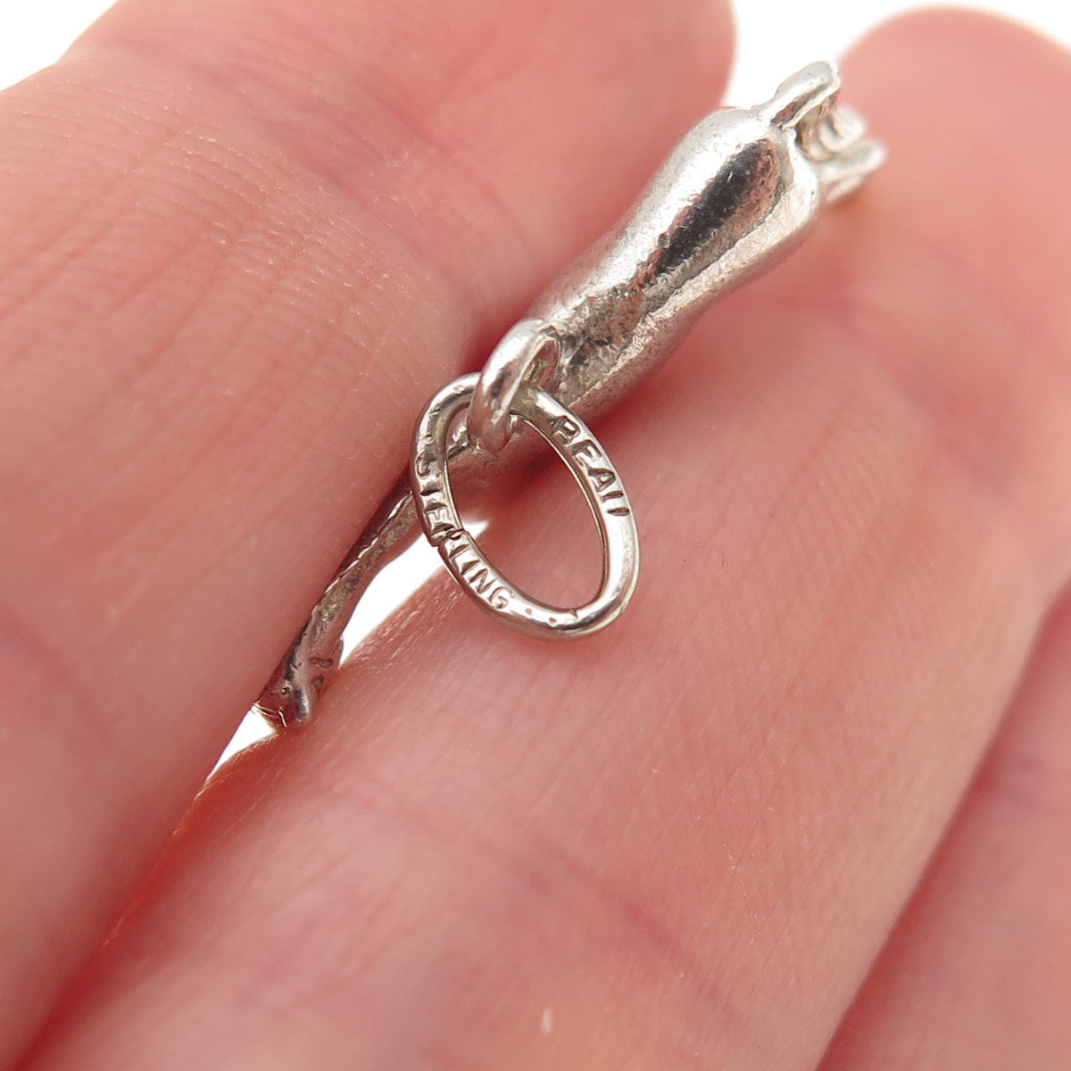 Beau 925 Sterling Silver Vintage Horse Mini Charm Pendant
