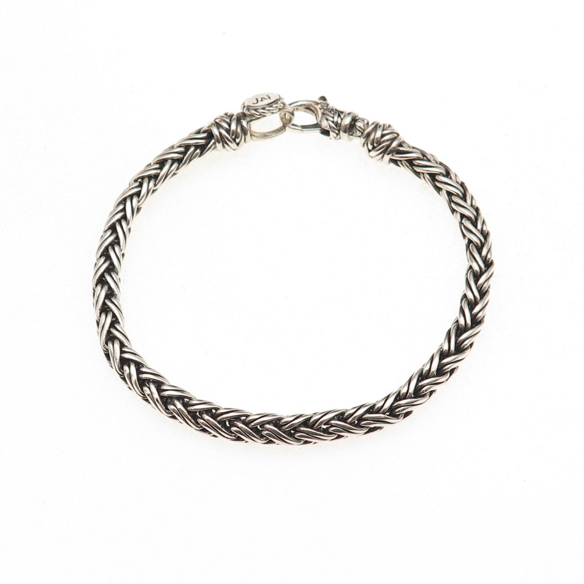Jai by John Hardy 925 Sterling Silver Spiga Link Bracelet 7.25"