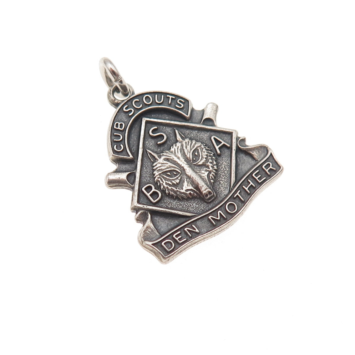 Robbins & Co. 925 Sterling Silver Vintage Boy Scouts of America Charm Pendant