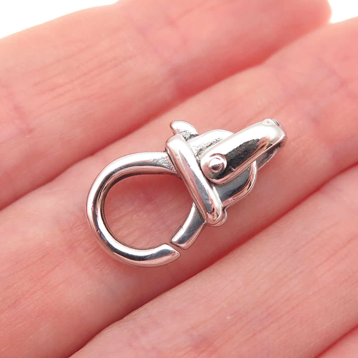 925 Sterling Silver Vintage Bracelet / Necklace Lobster Lock Clasp