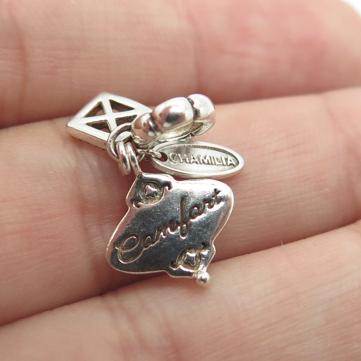 925 Sterling Silver Chamilia "Comfort" 3-Piece Charm