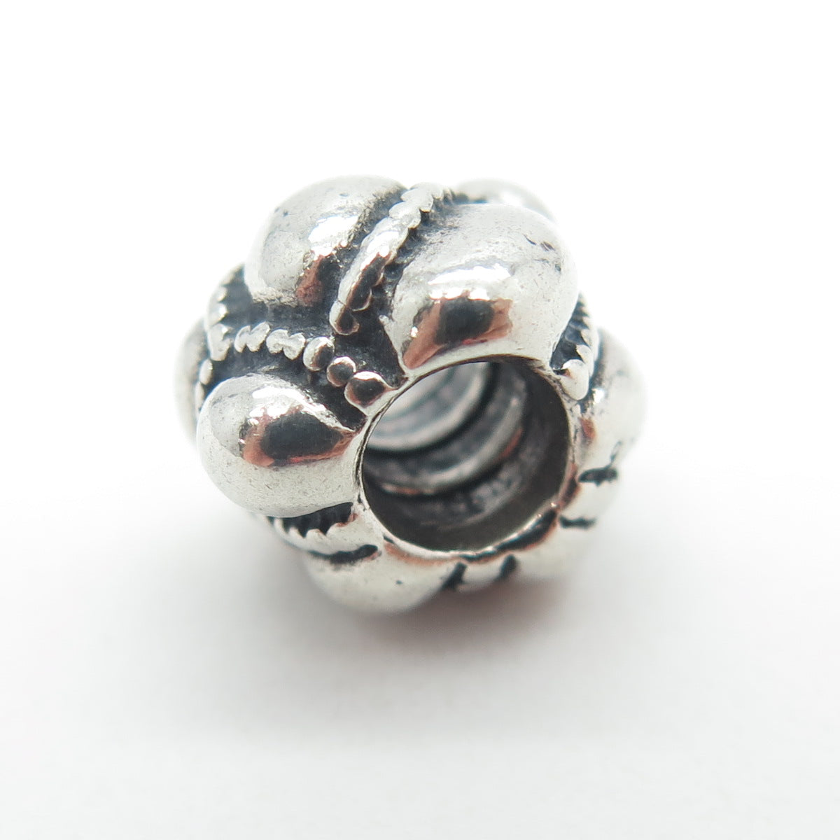 PANDORA 925 Sterling Silver Journey Dots Bead Charm