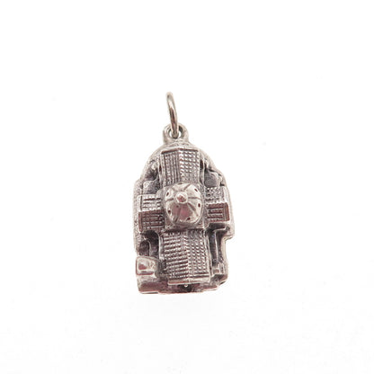 Creed Sterling Silver Vintage Basilica of the National Shrine 3D Charm Pendant