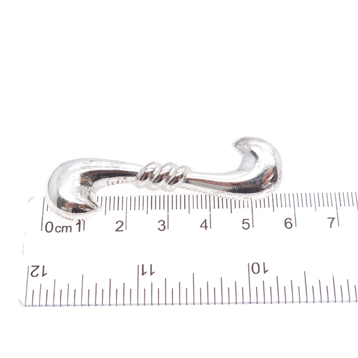 ROSS SIMONS 925 Sterling Silver Vintage Modernist Pin Brooch