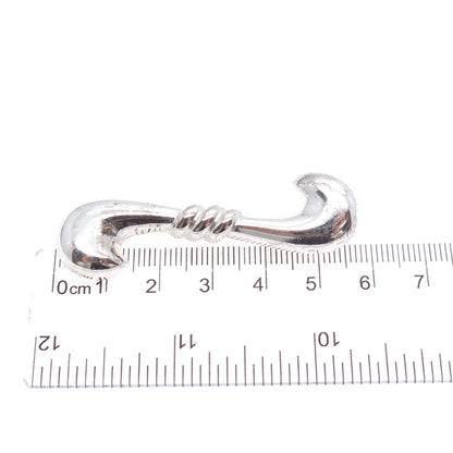 ROSS SIMONS 925 Sterling Silver Vintage Modernist Pin Brooch