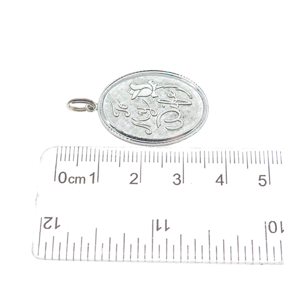 GRIFFITH & SONS CO. Sterling Silver Antique Art Deco To My Wife Charm Pendant