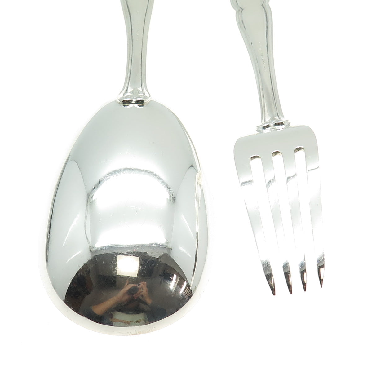 BUCCELLATI Sterling Vintage Italy Grande Imperiale SET of Serving Spoon & Fork