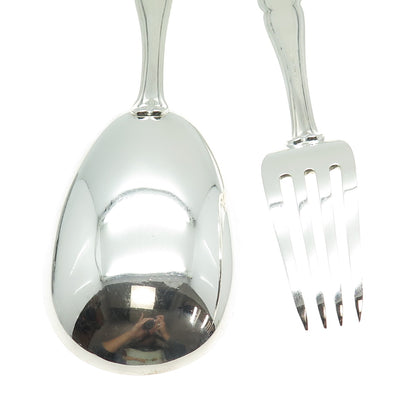 BUCCELLATI Sterling Vintage Italy Grande Imperiale SET of Serving Spoon & Fork