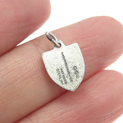 HAYWARD 925 Sterling Silver Antique Hands In Prayer Presbyterian Pendant