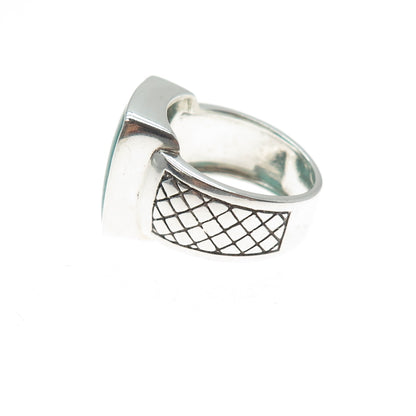 PHLD PlayHardLookDope 925 Sterling Silver Real Amazonite Ring Size 10.5