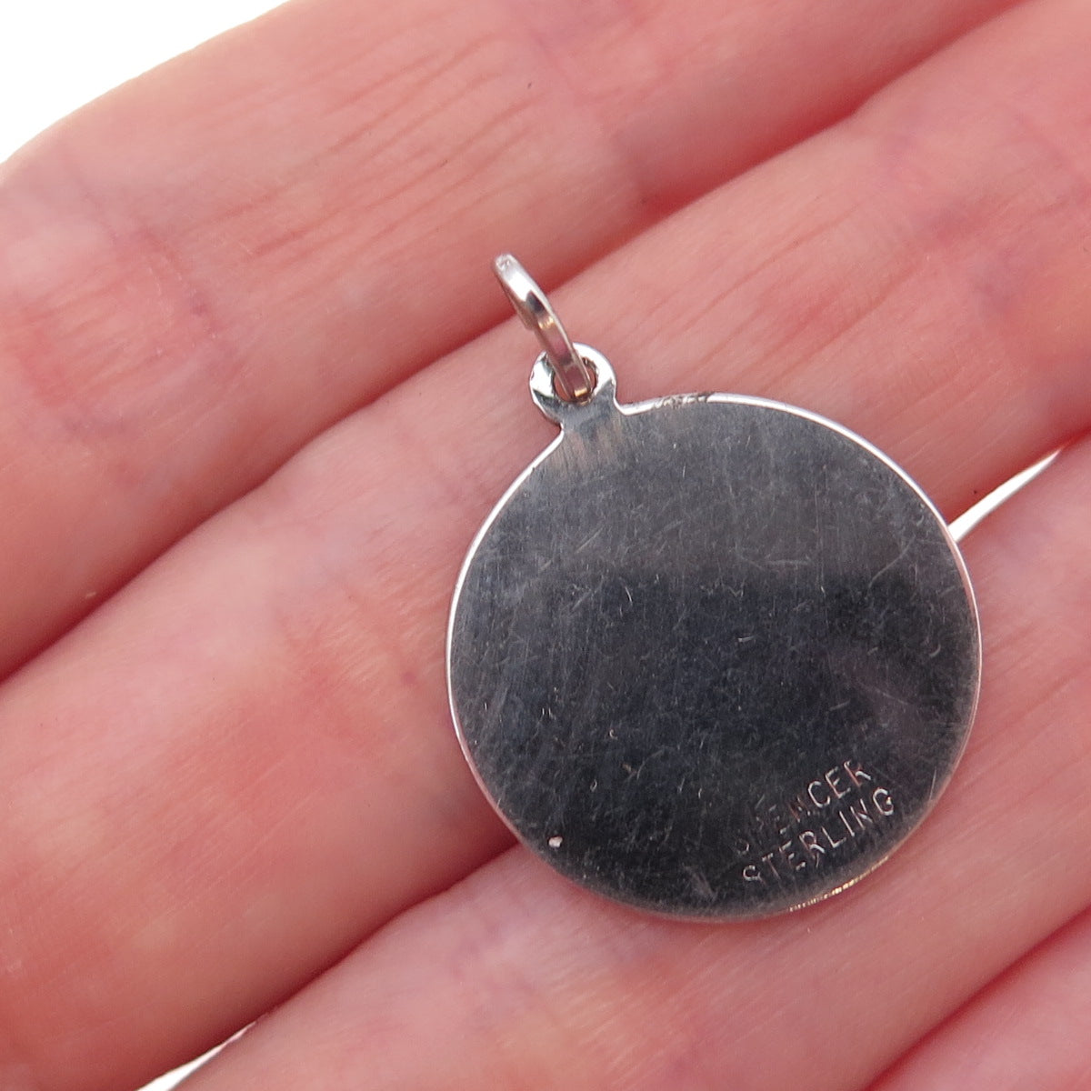 Spencer 925 Sterling Silver Vintage Sweet 16 Charm Pendant