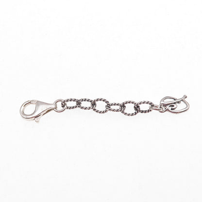 Carolyn Pollack Sterling Silver Vintage Bracelet / Necklace Chain Extension 2"