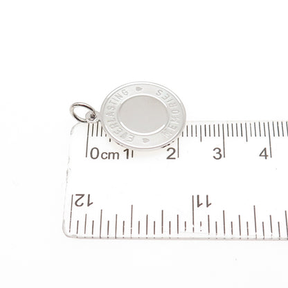 JAY POSON 925 Sterling Silver Vintage Everlasting Memories Charm Pendant