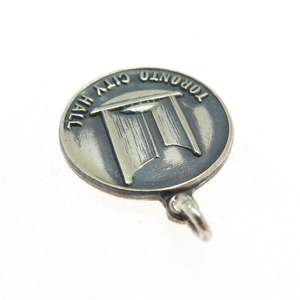 BMCO 925 Sterling Silver Vintage Toronto City Hall Charm Pendant