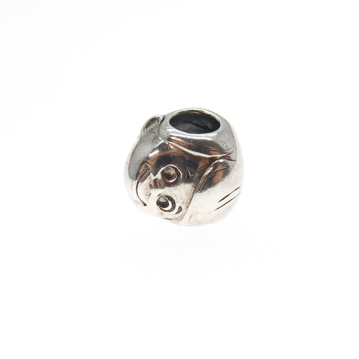 Reflection Beads 925 Sterling Silver Little Boy's Head Slide Bead Charm
