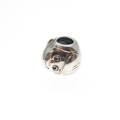 Reflection Beads 925 Sterling Silver Little Boy's Head Slide Bead Charm
