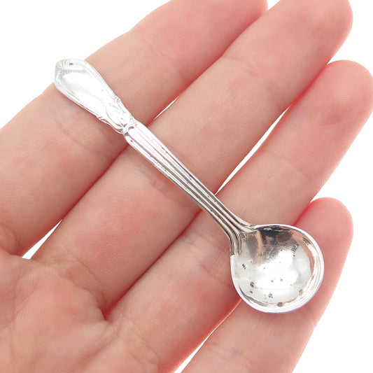 FRANK WHITING Sterling Silver Antique Art Deco Troubadour Salt & Spices Spoon