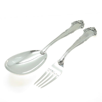 BUCCELLATI Sterling Vintage Italy Grande Imperiale SET of Serving Spoon & Fork