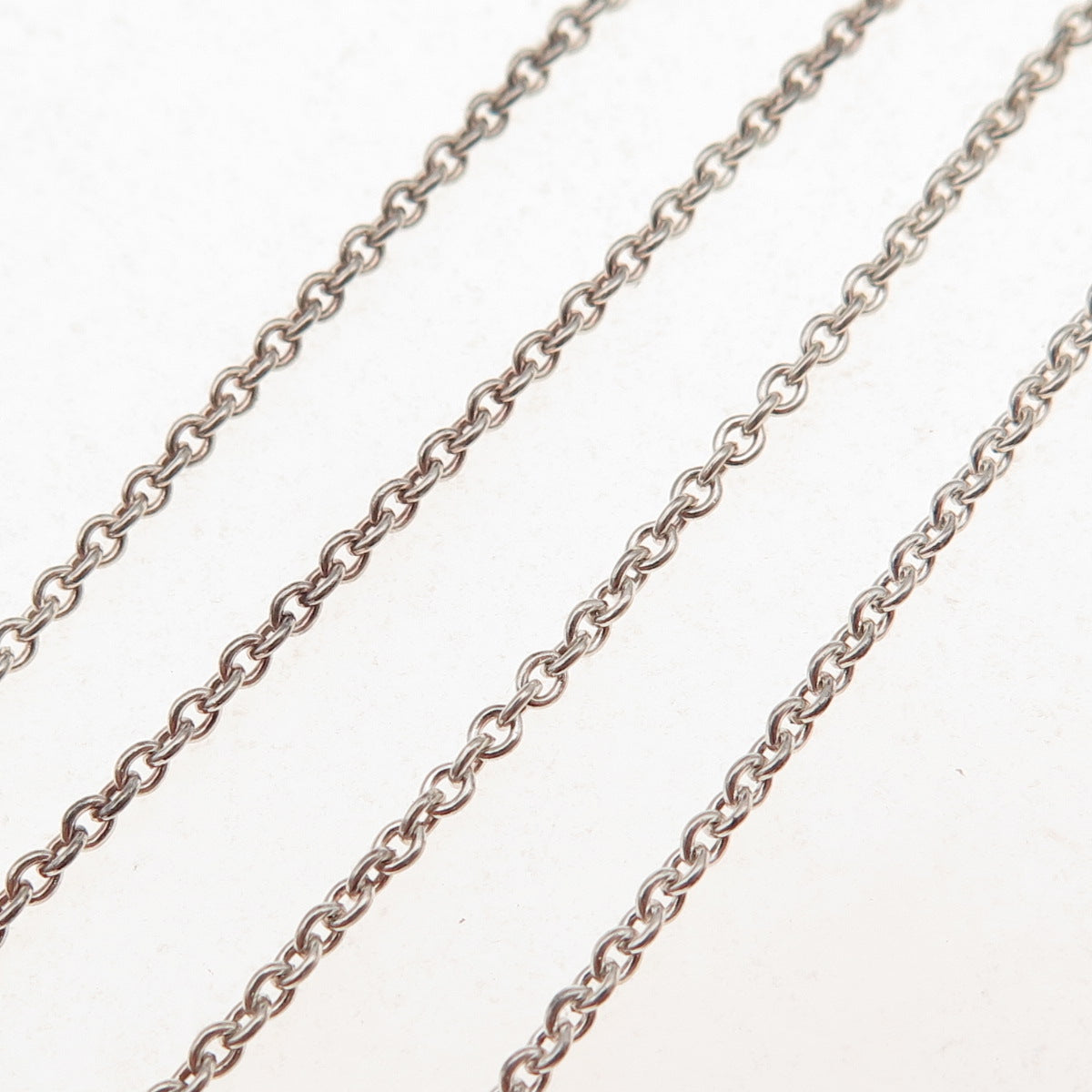 Tiffany & Co. Elsa Peretti 925 Sterling Silver Vintage Cable Chain Necklace 15"