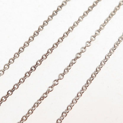Tiffany & Co. Elsa Peretti 925 Sterling Silver Vintage Cable Chain Necklace 15"