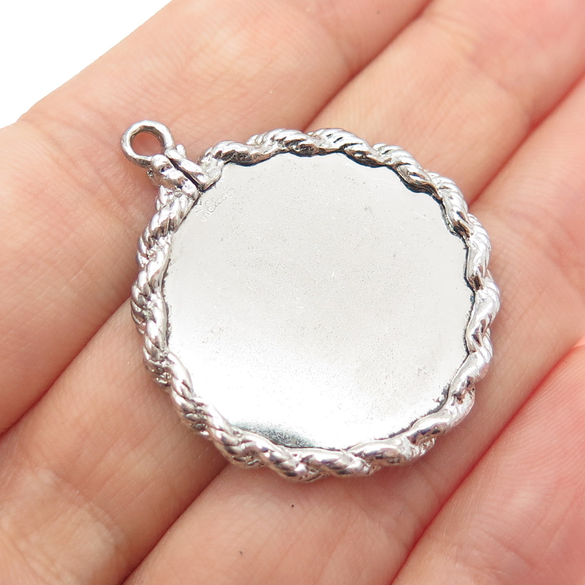 ELCO 925 Sterling Silver Vintage Happy Anniversary Charm Pendant