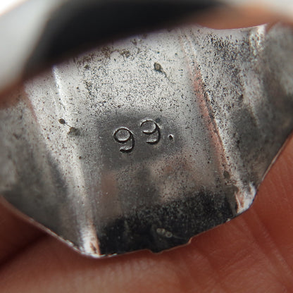 SK & F 925 Sterling Silver Antique 1899 Enamel St. Luke’s School Ring Size 8.25