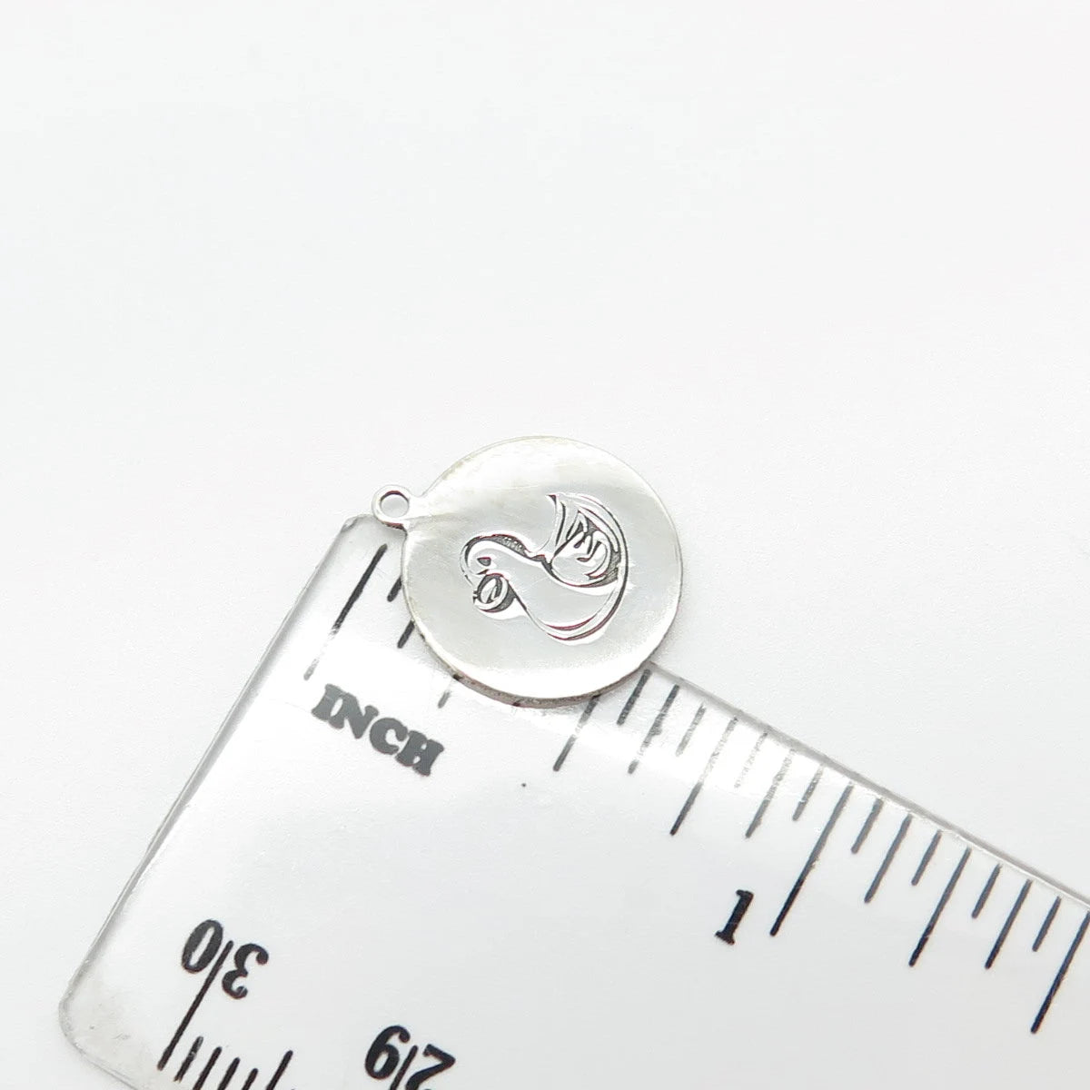 925 Sterling Silver USA Two In Town Duck Bird Charm Pendant