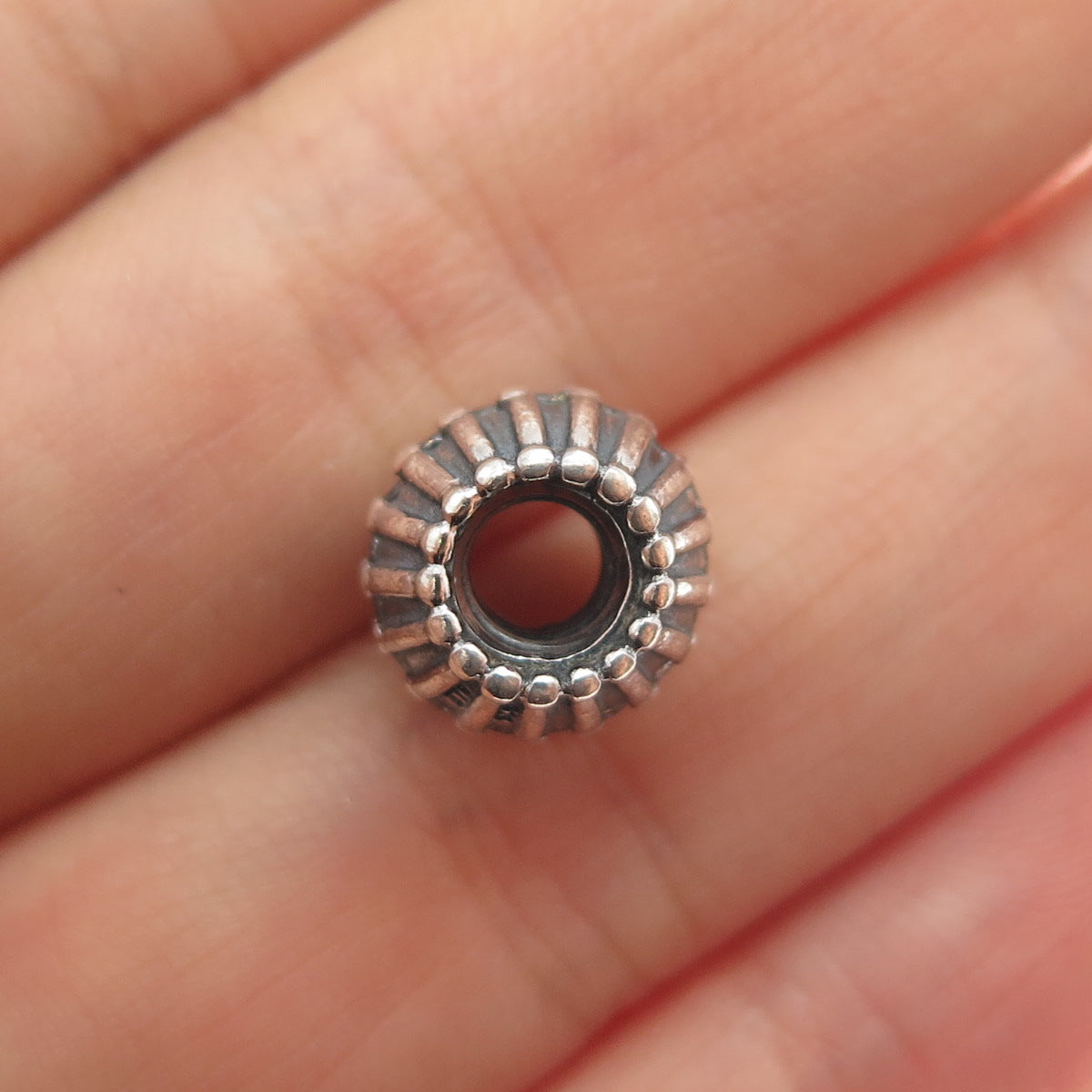 PANDORA 925 Sterling Silver Show Stopper Slide Bead Charm