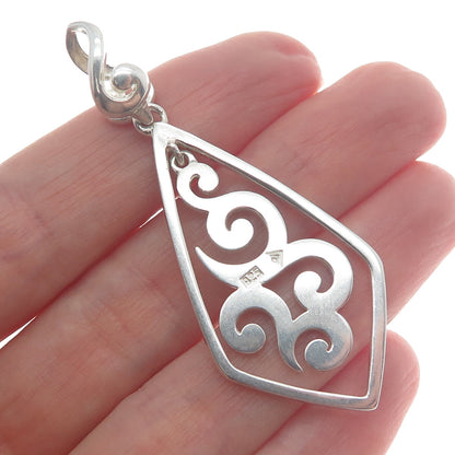 SILPADA 925 Sterling Silver Vintage Scroll Pendant
