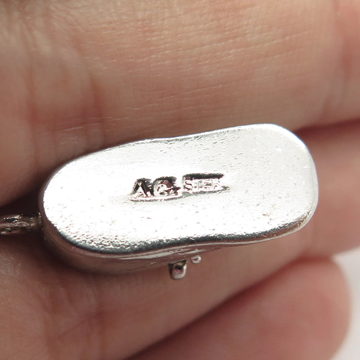 925 Sterling Silver Vintage Boot Shoe Charm Pendant