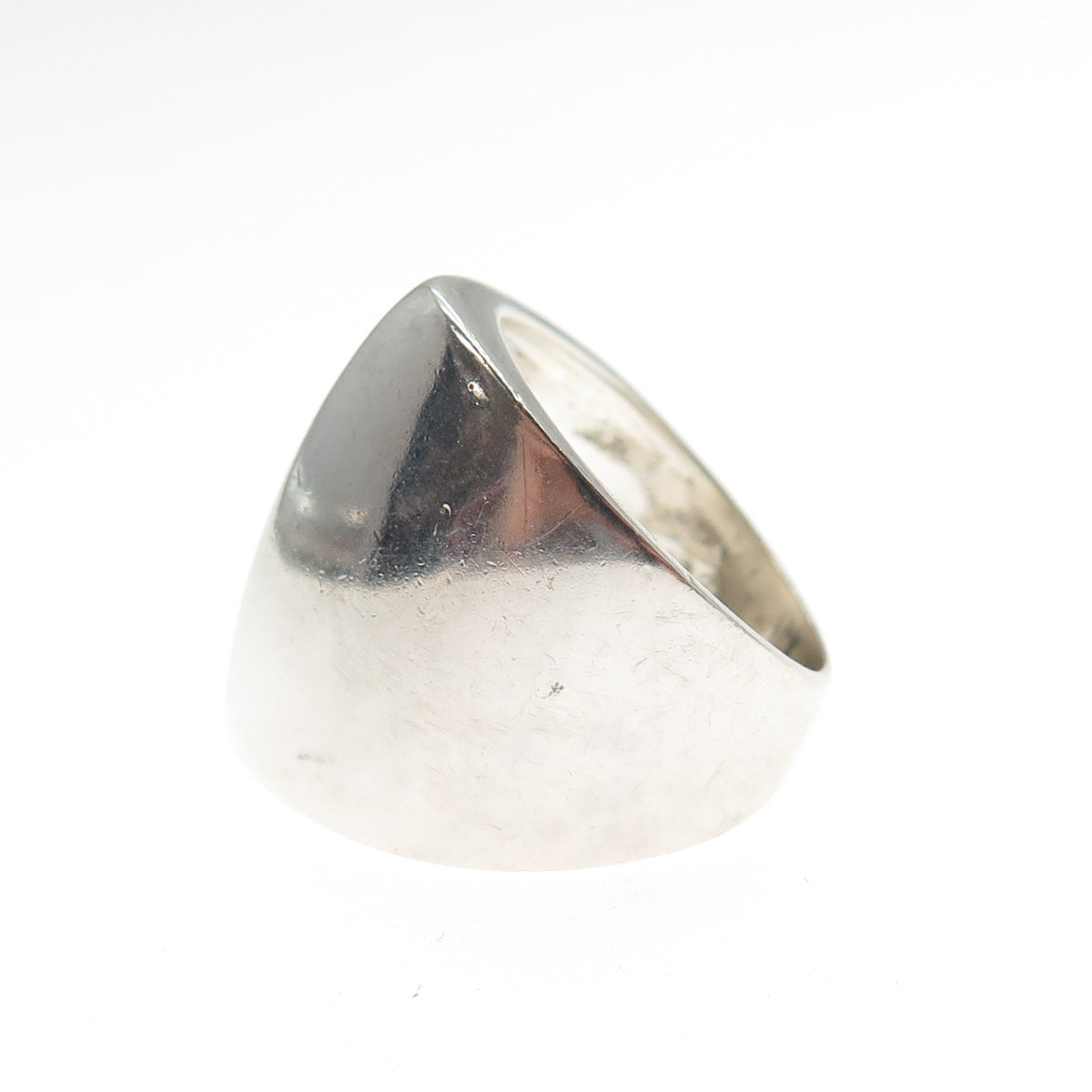 ROSS SIMONS 925 Sterling Silver Vintage Modernist Ring Size 5.25