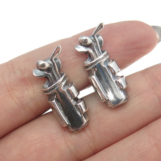 925 Sterling Silver Vintage ARG London Golf Club Cufflinks