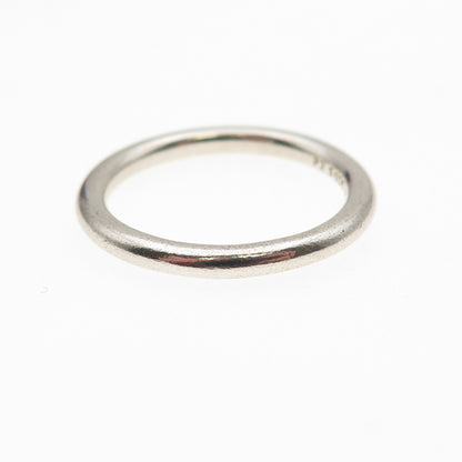 Pandora 925 Sterling Silver Stackable Wedding Band Ring Size 6