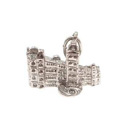 925 Sterling Vintage Parliament of the Province of Canada Mini Charm Pendant