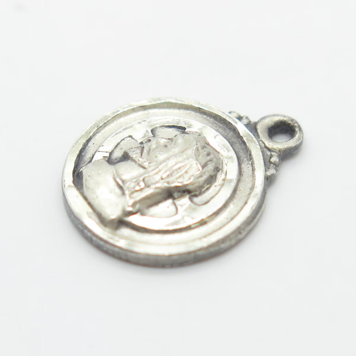 925 Sterling Silver Vintage Hayward Jesus Religious Charm Pendant