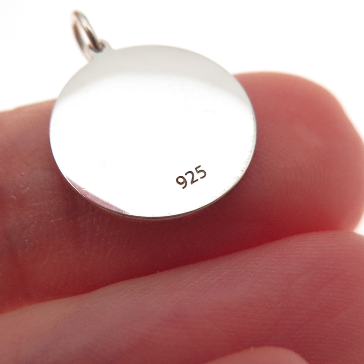 925 Sterling Silver Blue Enamel Rain Cloud Charm Pendant