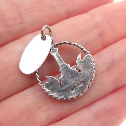Maisels Indian Post 925 Sterling Silver Vintage Kings Island Mini Charm Pendant