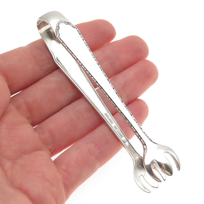 Lunt 925 Sterling Silver Antique Art Deco 1921 Treasure Sugar Tongs