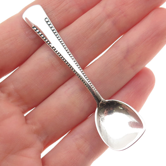 Wilhelm Theodor Binder 835 Silver Vintage Germany Salt & Spices Spoon