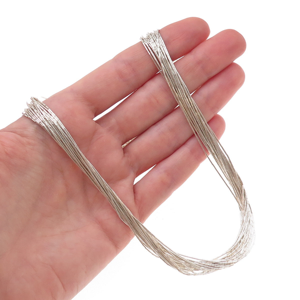 Sunrise Old Pawn Sterling Silver Vintage Multi-Strand Liquid Chain Necklace 24"