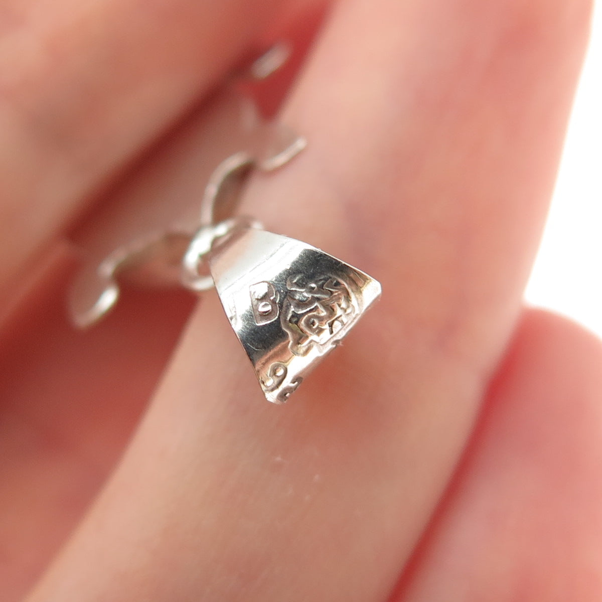 925 Sterling Silver Vintage Mexico Turtle 3D Charm Pendant