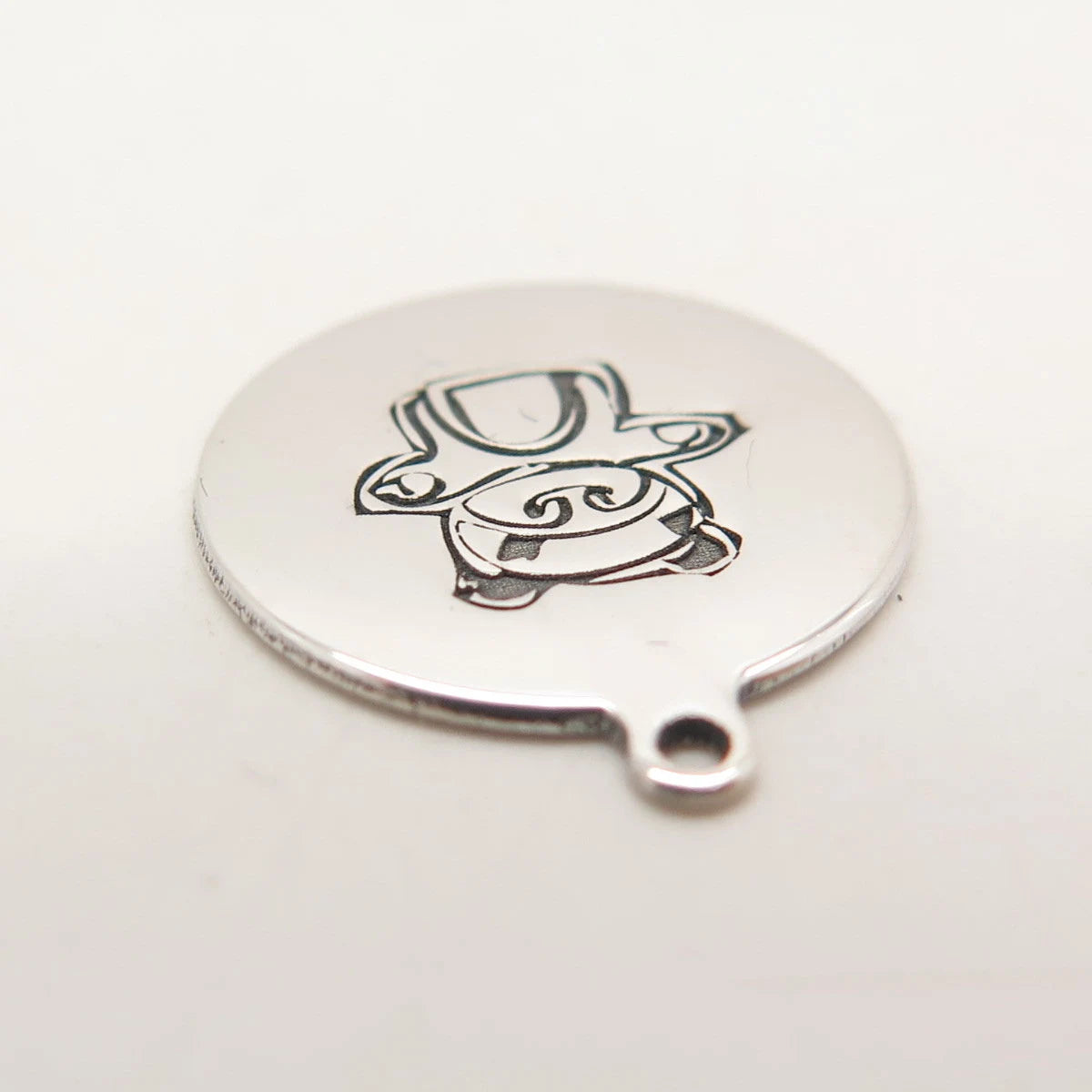 925 Sterling Silver USA Two In Town Panda Charm Pendant