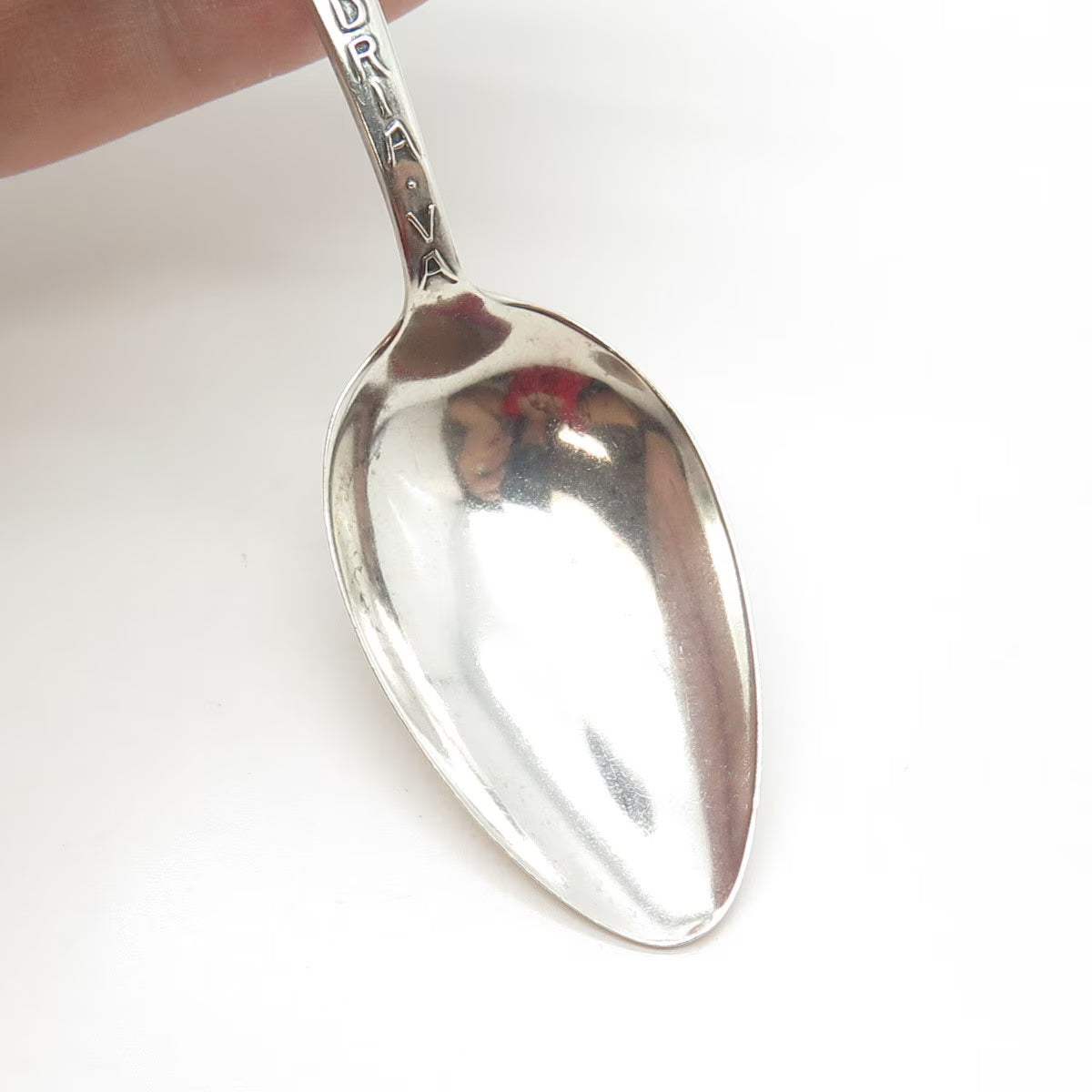 925 Sterling Silver Antique Art Deco Watson Alexandria VA States & Cities Spoon