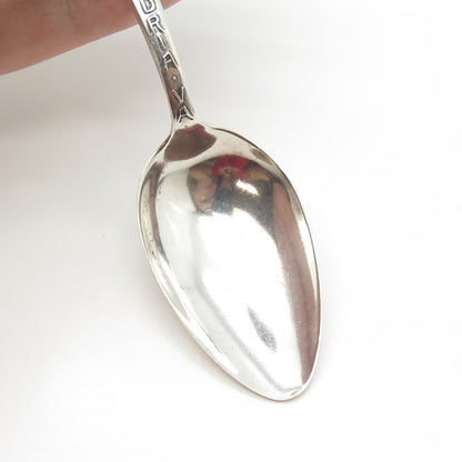 925 Sterling Silver Antique Art Deco Watson Alexandria VA States & Cities Spoon