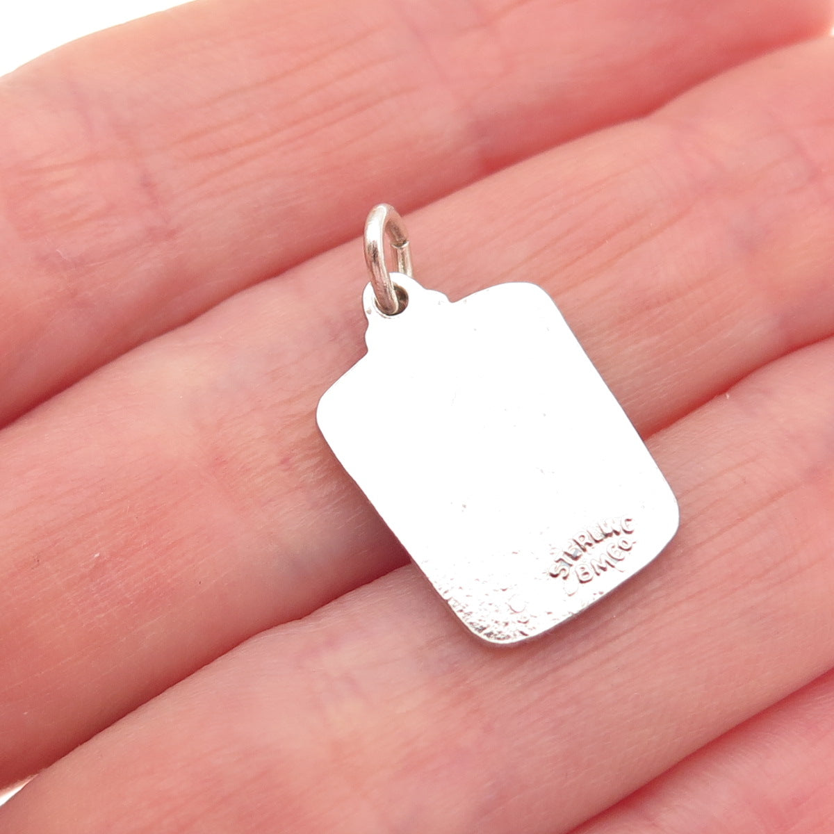 BREADNER CO. 925 Sterling Silver Vintage Enamel Bermuda Mini Charm Pendant