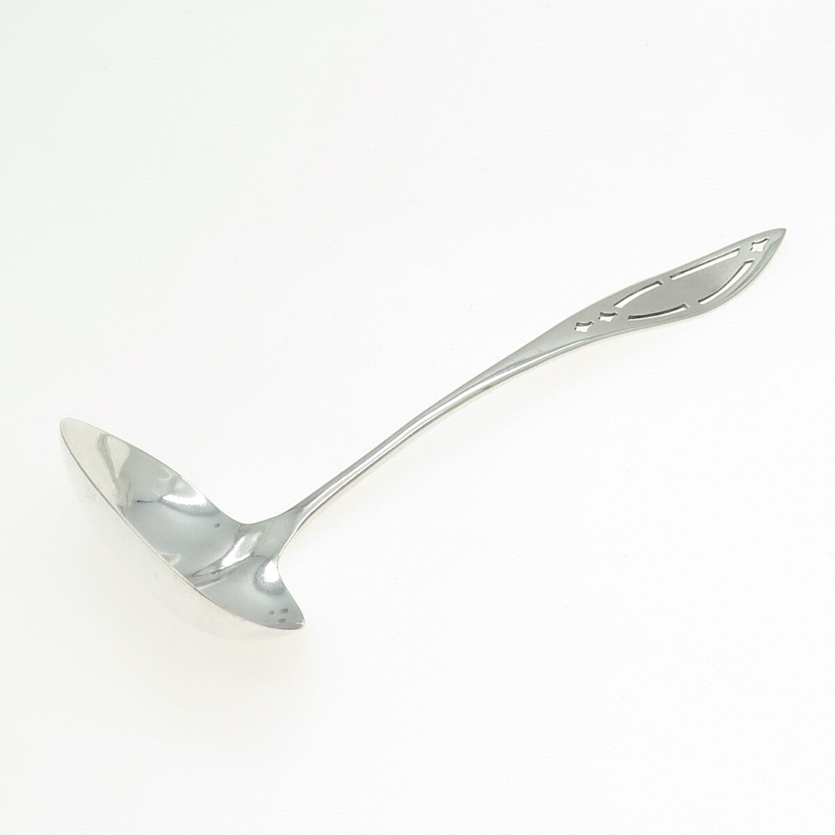 WEIDLICH 925 Sterling Silver Antique Art Deco WED2 Solid Piece Cream Ladle