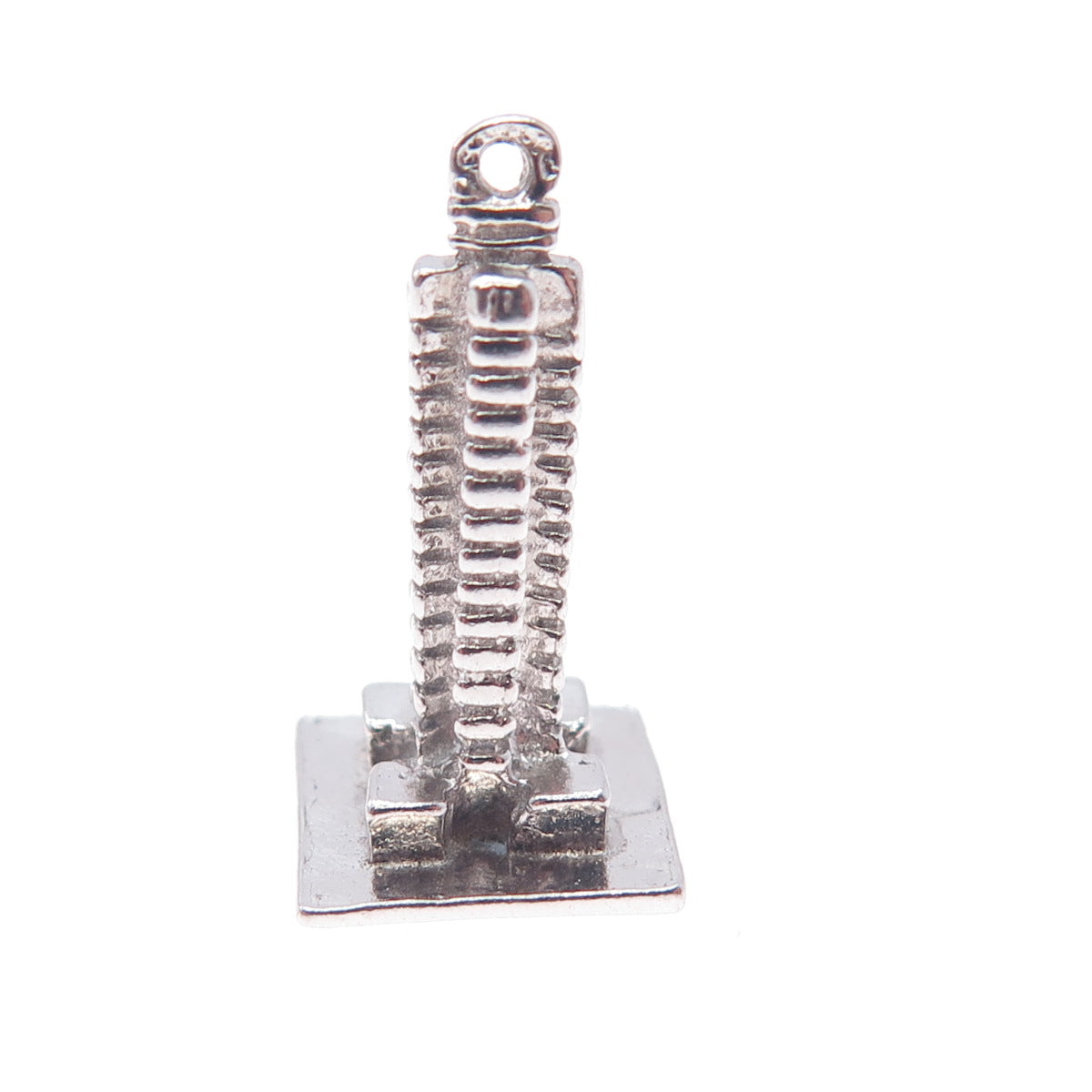925 Sterling Silver Vintage Place Ville Marie Montreal Mini 3D Charm Pendant