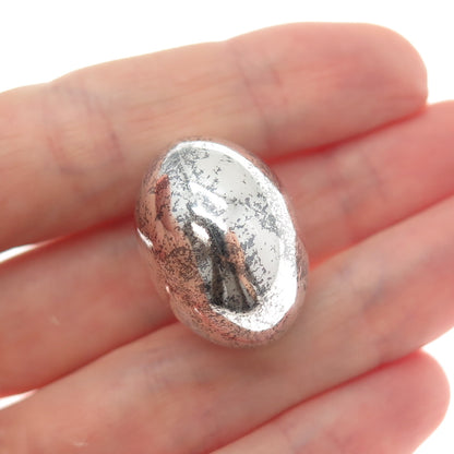 Old Pawn 925 Sterling Silver Vintage Southwestern Navajo Pearl Bead for Necklace